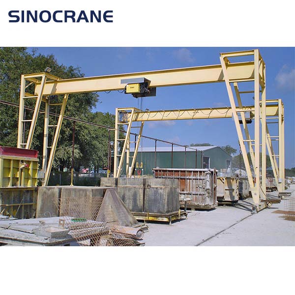 China Factory best MGH Type Single Girder Gantry Crane mobile single beam 20t 3 phase electric gantry crane capacity 5ton