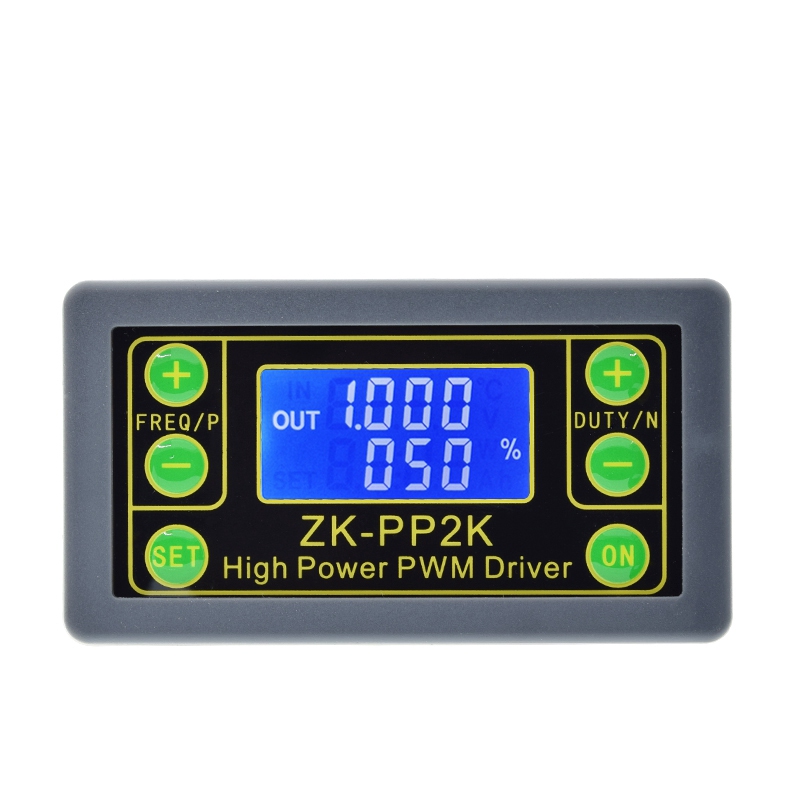Завеса ZK-PP2K шим тока 3,3 ~ 30 В, 12 В, 24 В постоянного тока регулятор скорости вращения двигателя 8A 150W Регулируемый выключатели со светодиодным индикатором частоты пульса коэффициента загрузки
