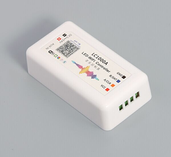 LC1000A DC5V ~ 24V 1024 пикселей светодиодный контроллер Wi-Fi Поддержка WS2811/2812/SK6812/TM1934/ TM512 и т. д