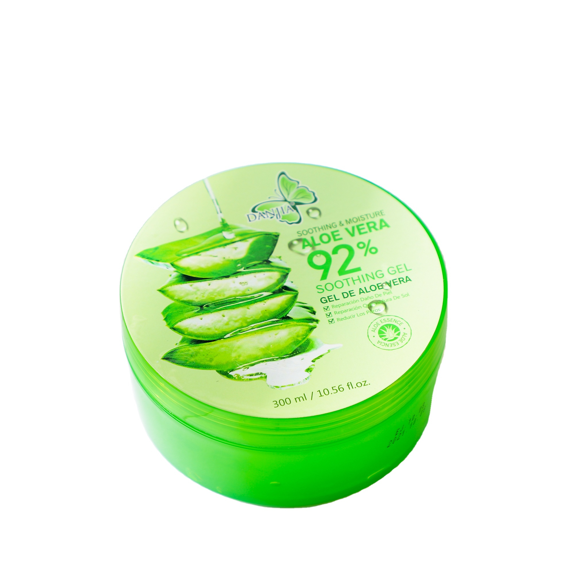 Анти-акне Aloe Vera Gel 92% чистый натуральный органический экстракт Успокаивающая Увлажняющий анти морщин увлажняющий восстанавливающий гель алоэ вера