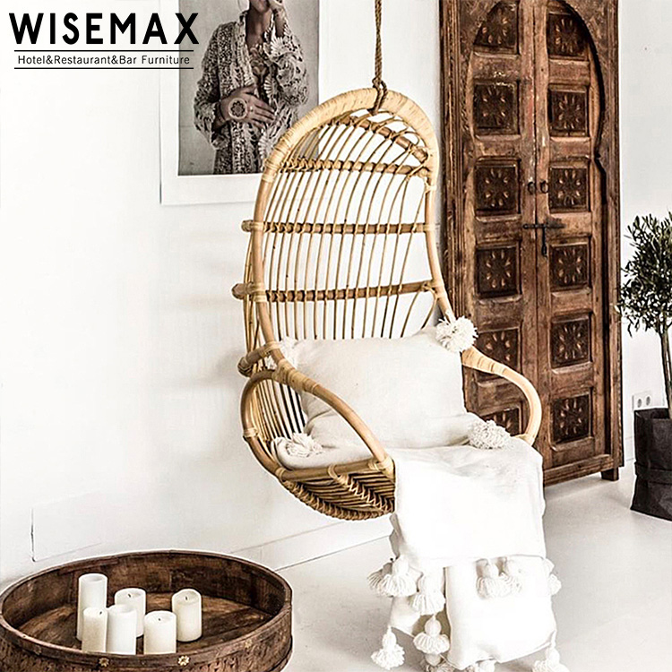 Мебель WISEMAX, простой современный подвесной ротанговый качели-стул для гостиной, патио, балкона, качели