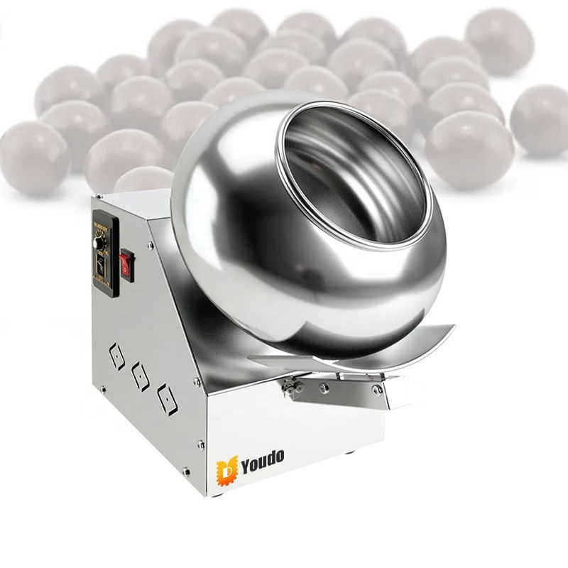 Lower Price High Quality Stainless Steel Mini Grain Lettuce Seed Cashew Nuts Chocolate Sugar Peanut Coating Machine For Home