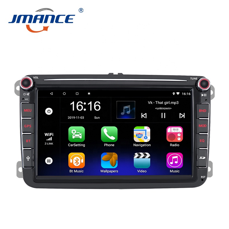 Авторадио Gps навигация сенсорный экран Android автомобильный Dvd-плеер авторадио для Vw Golf V VI