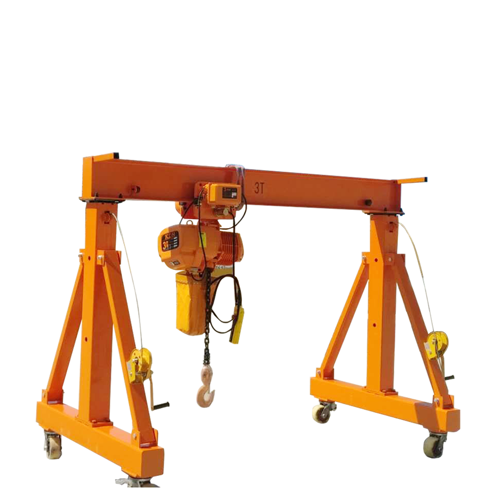 Мини мобильный козловой кран a frame 1t цена