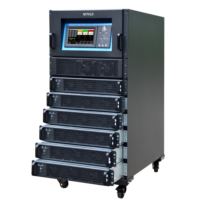 200KVA онлайн высокочастотный модульный UPS 3 фазы 380V Промышленный источник питания