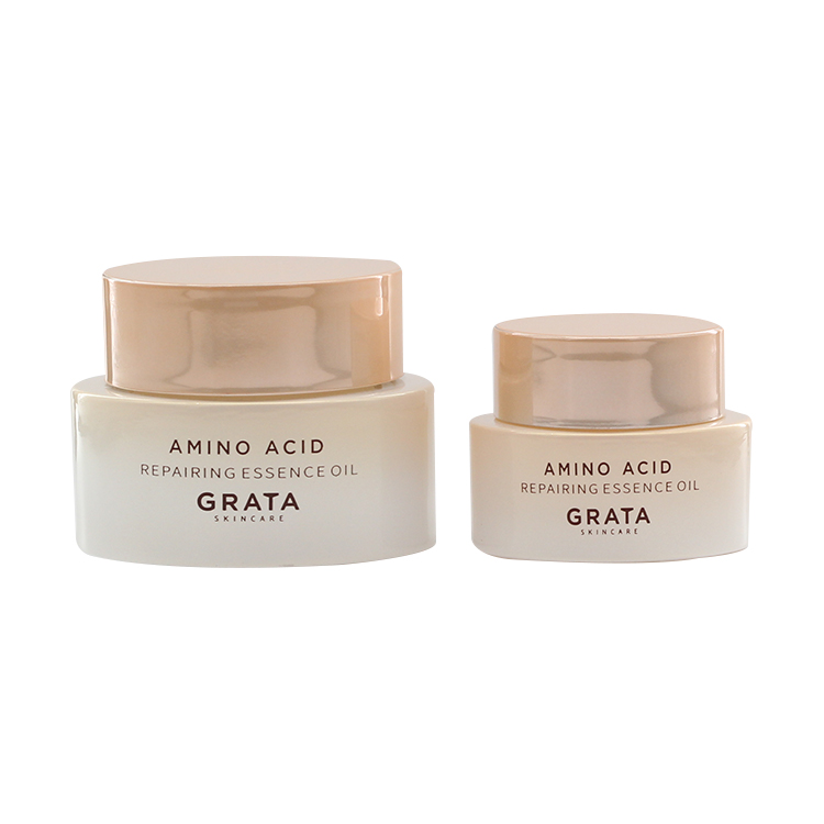Custom 50g Luxury Cosmetic Skin Care Jcontainer Glass Jars For Eye Cream
