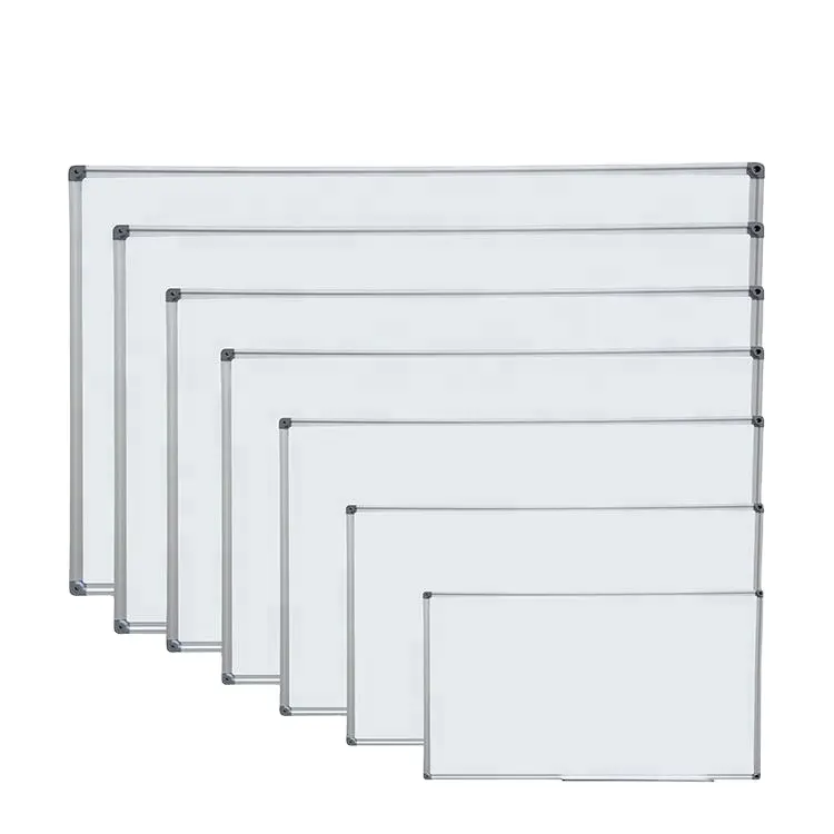 Professional manufacturer lacquered steel dry erase magnetic white board