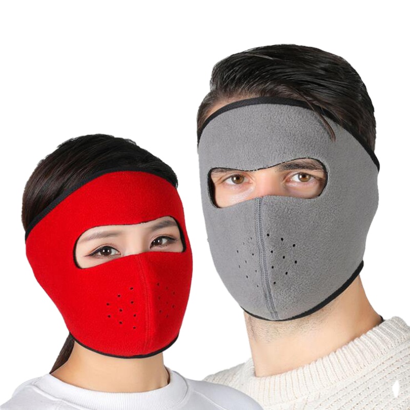 Winter Windproof Fleece Face Mask Outdoor sports face warmer Reusable Dust Proof Cycling Ear Protection Mask