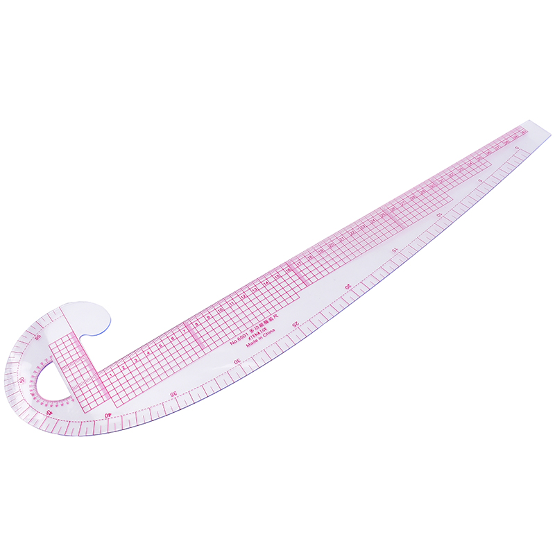 Measuring tool for sewing machine plastic multi-funciton curved ruler tailor ruler 6501