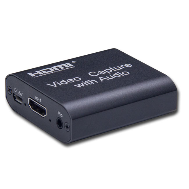 Vision 1080p HDMI to USB convert capture with audio mic