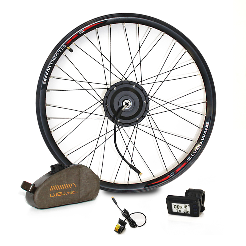 Комплект для электровелосипеда Lvbu Wheel BT40D, комплект для переоборудования электрического велосипеда 16-29 дюймов, 80 куб. См