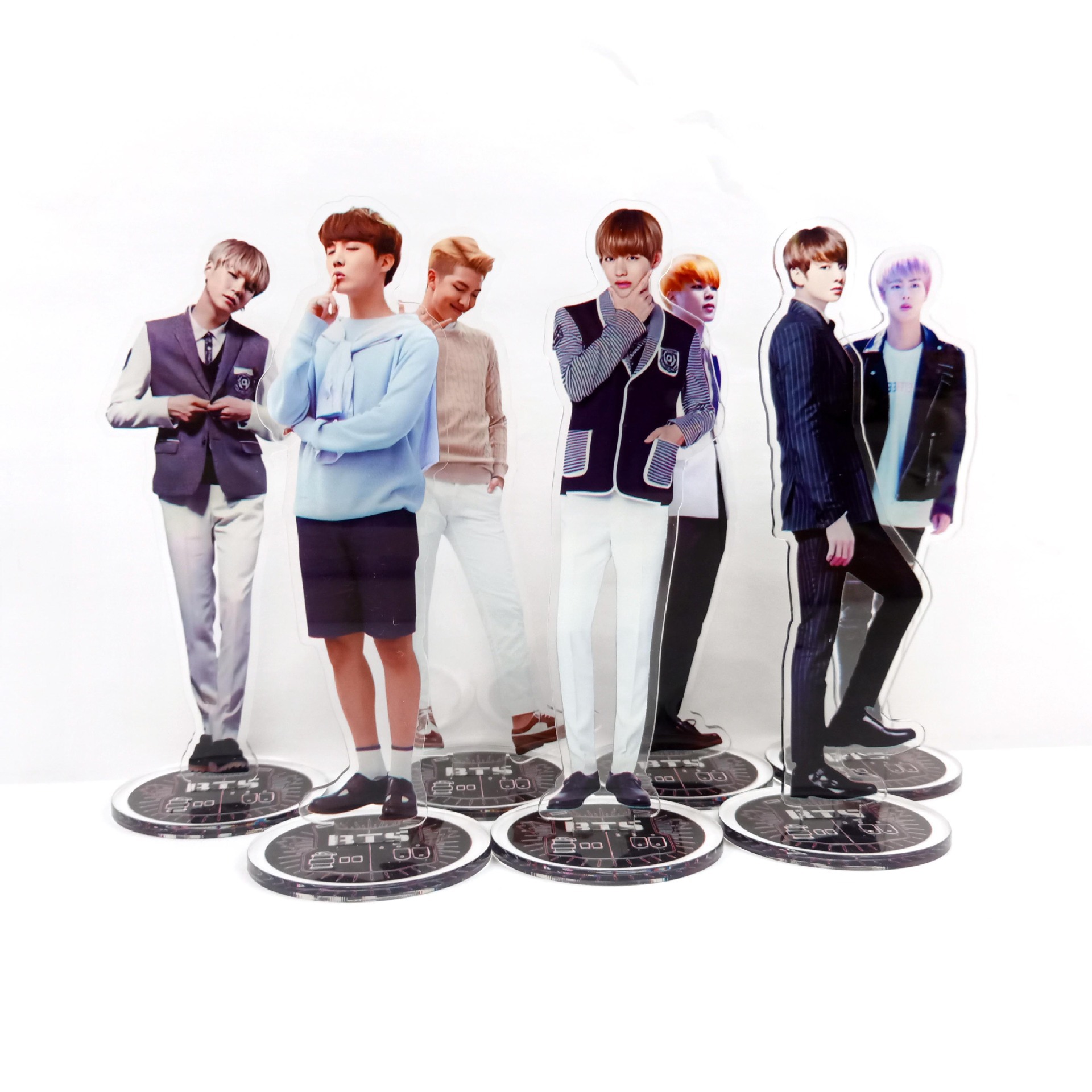 Горячая распродажа персонализированный персонаж bts kpop прозрачный акриловый стенди