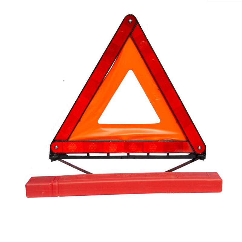 Potable Foldable Vehicle-mounted Eye-catching Road Safety Warning Triangle