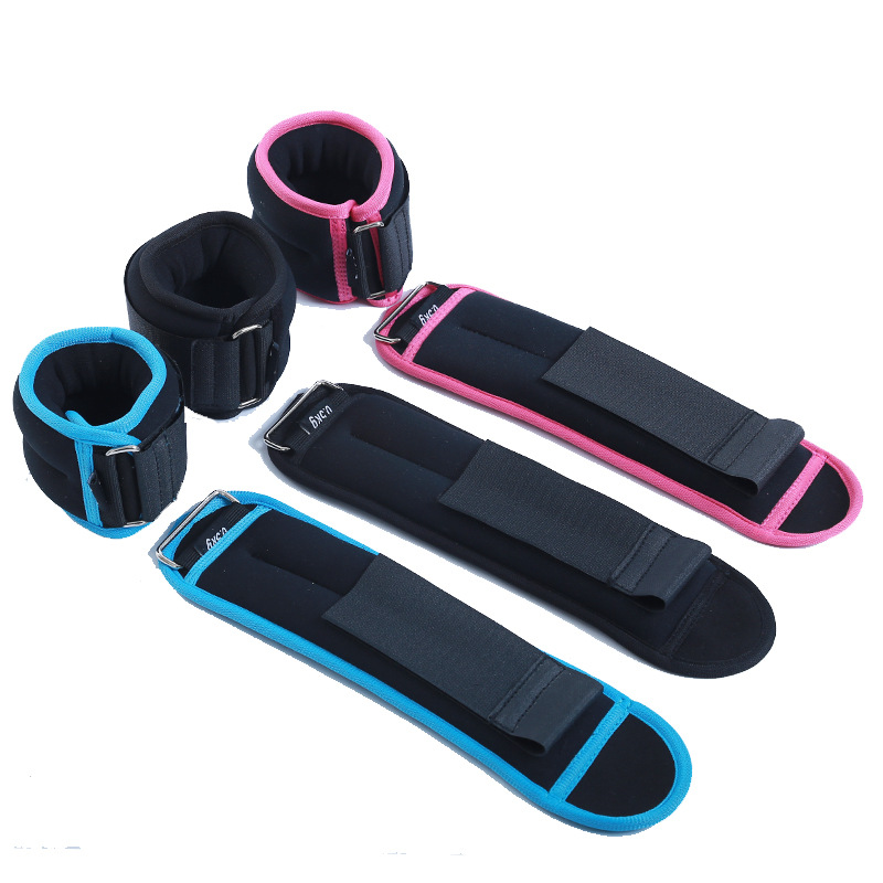 Sport Adjustable Neoprene Sandbag Ankle Wrist Ankle Weights Strap Reflective Strength Training Fitness Exercise Workout