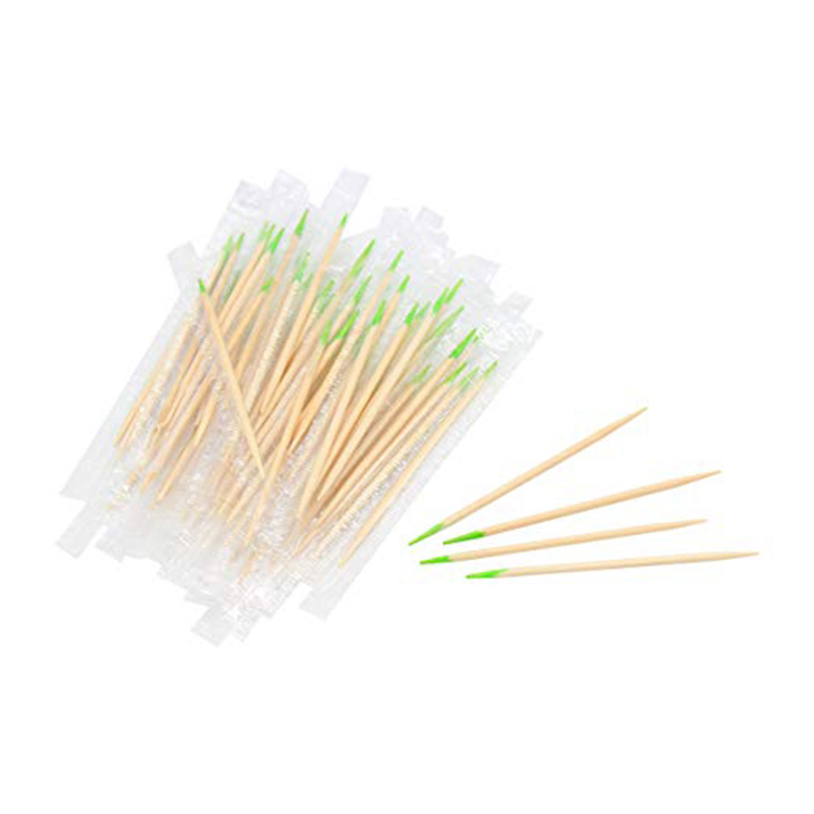 Hot Sale Customization Factory Direct Environmental Paddle Pick Food Fancy Flavor Mint Flavored Bamboo Toothpick