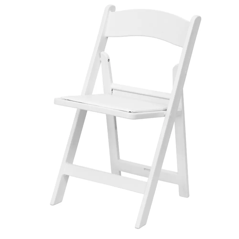 White Outdoor Folding Chair Wedding Dining Bjflamingo Resin Chair