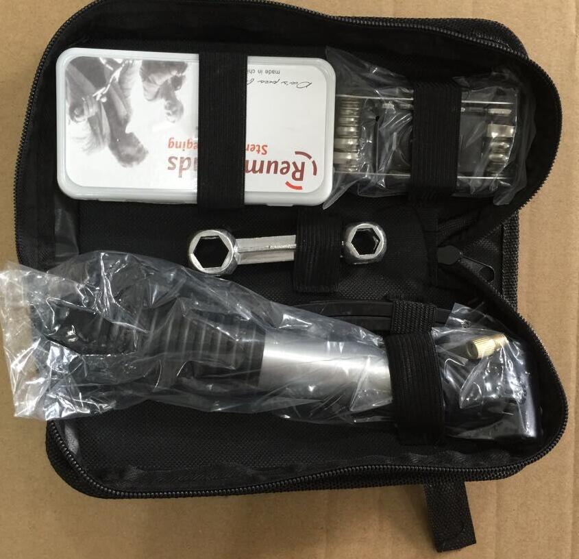 Wholesale high quality Portable Combined bicycle tire repair tool pump kit bike tool set