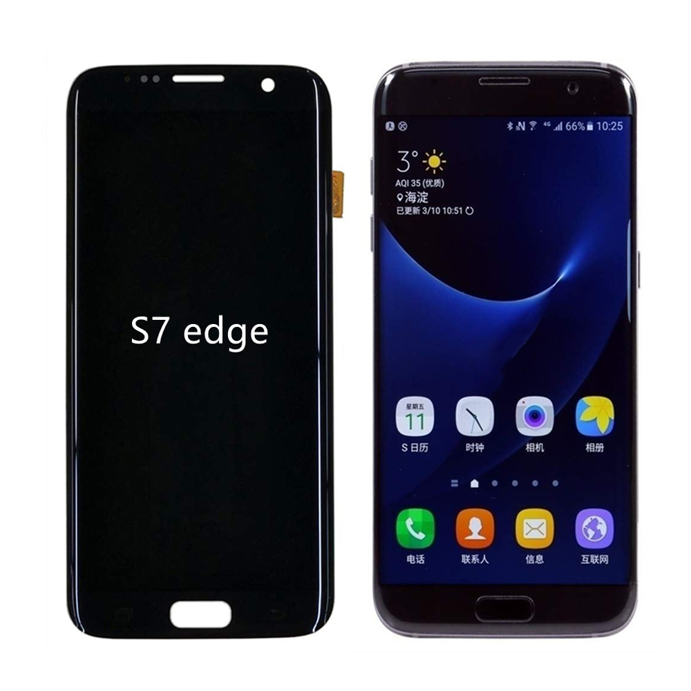 Сменный сенсорный ЖК-дисплей s7 edge для телефонов galaxy S7 edge