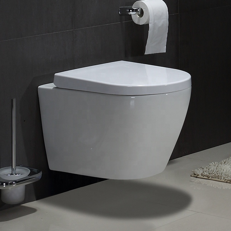 UK In Wall Toilet System Suspended Toilet Bowl Flush In Wall Hung Pan Back To Wall Pan Lavatory With Tank