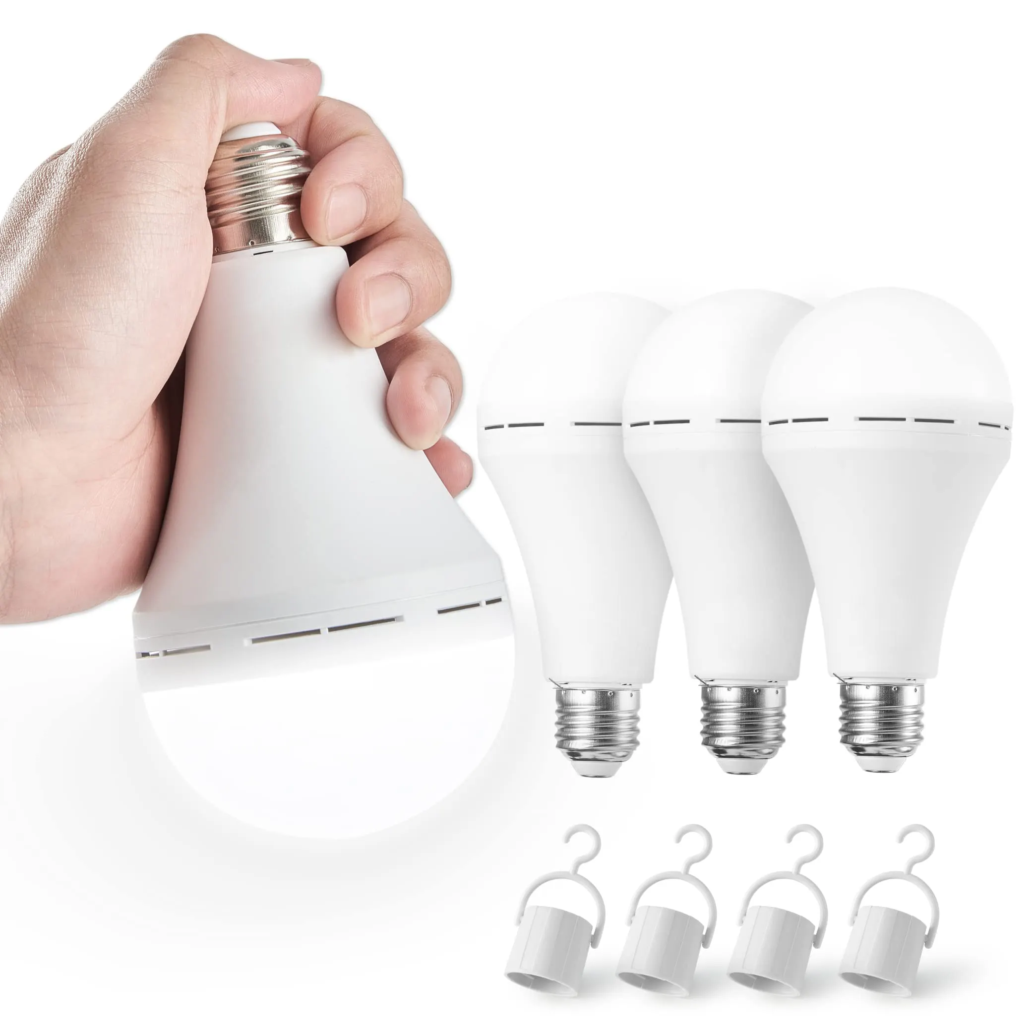 Hot Sale  E26 E27 Emergency Bulb Saving Energy 12W 15W Dual Use 1200mah Rechargeable Emergency Led Lights