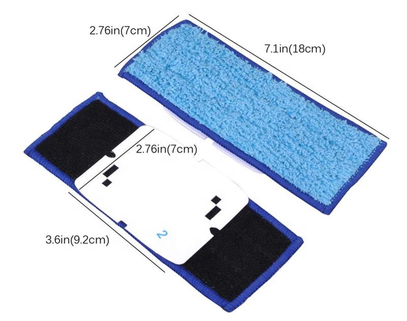 Factory Sale for iRobot Braava Jet 240 241 Damp/Dry/Wet Mopping Pads Washable Reusable Pads