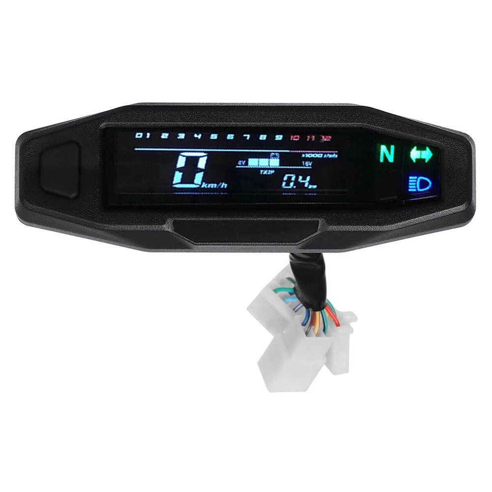 Универсальный цифровой одометр Moto LCD velocimetro RPM, другой Электрический Инжекционный карбюратор, спидометр для мотоцикла KR200