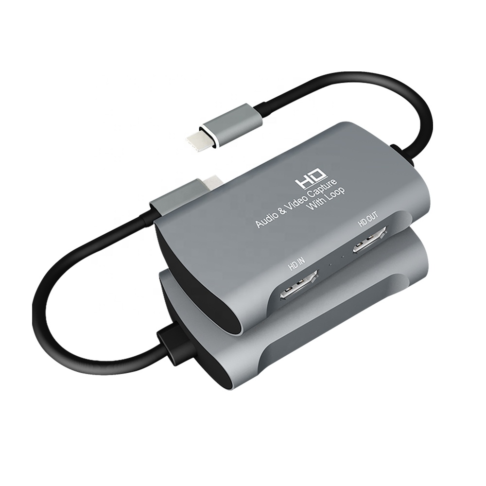 Портативный игровой мини-ноутбук Type-C, Карта видеозахвата, запись для Mac Book