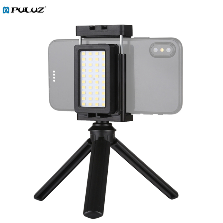 Заводская цена PULUZ смартфон Карманный Автоспуск заполняющий свет держатель телефона кронштейн Настольный Штатив живой набор