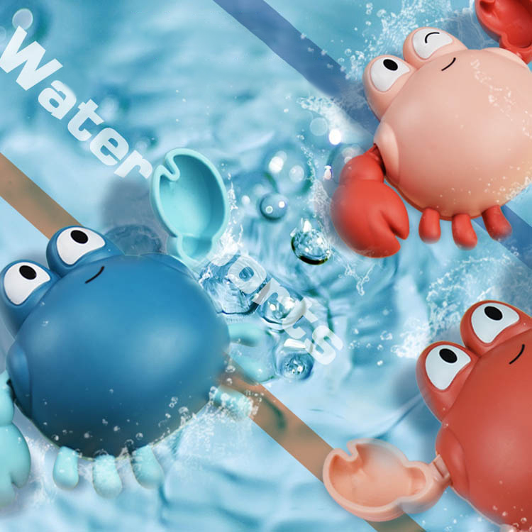 Children's bathing toys spring up toys baby bathing crabs
