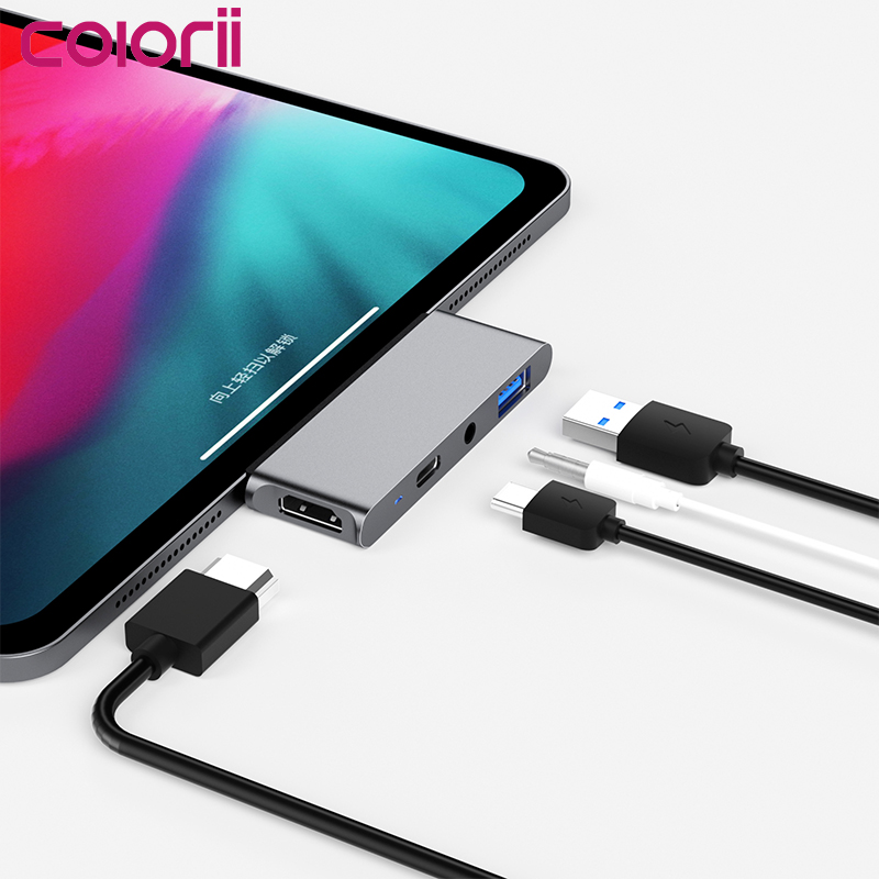IPC01-C в наличии 5IN1 USB док-станция для ipad Дисплей HDMI для игры