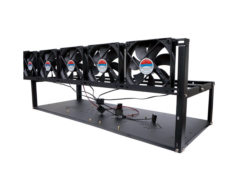 12 GPU Miner Open Air Штабелируемая рамка для майнинга, графическая карта, открытая рамка для установки на открытом воздухе, стойка для корпуса графического процессора