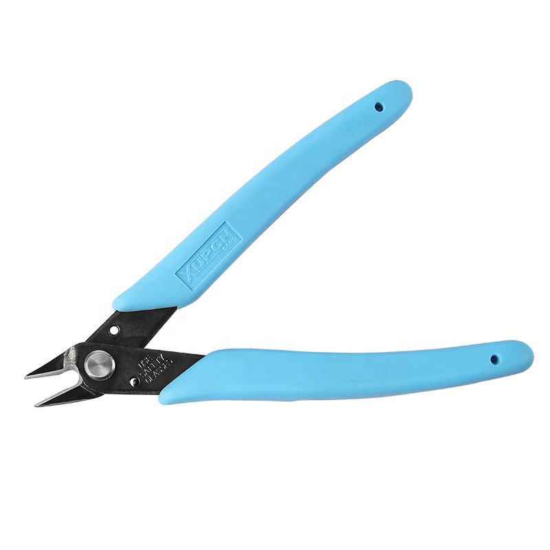 Lidan Nail Art Diamond Removal Pliers Rubber Handle Mini Nail Scissors Sharp Removal Drill Tongs