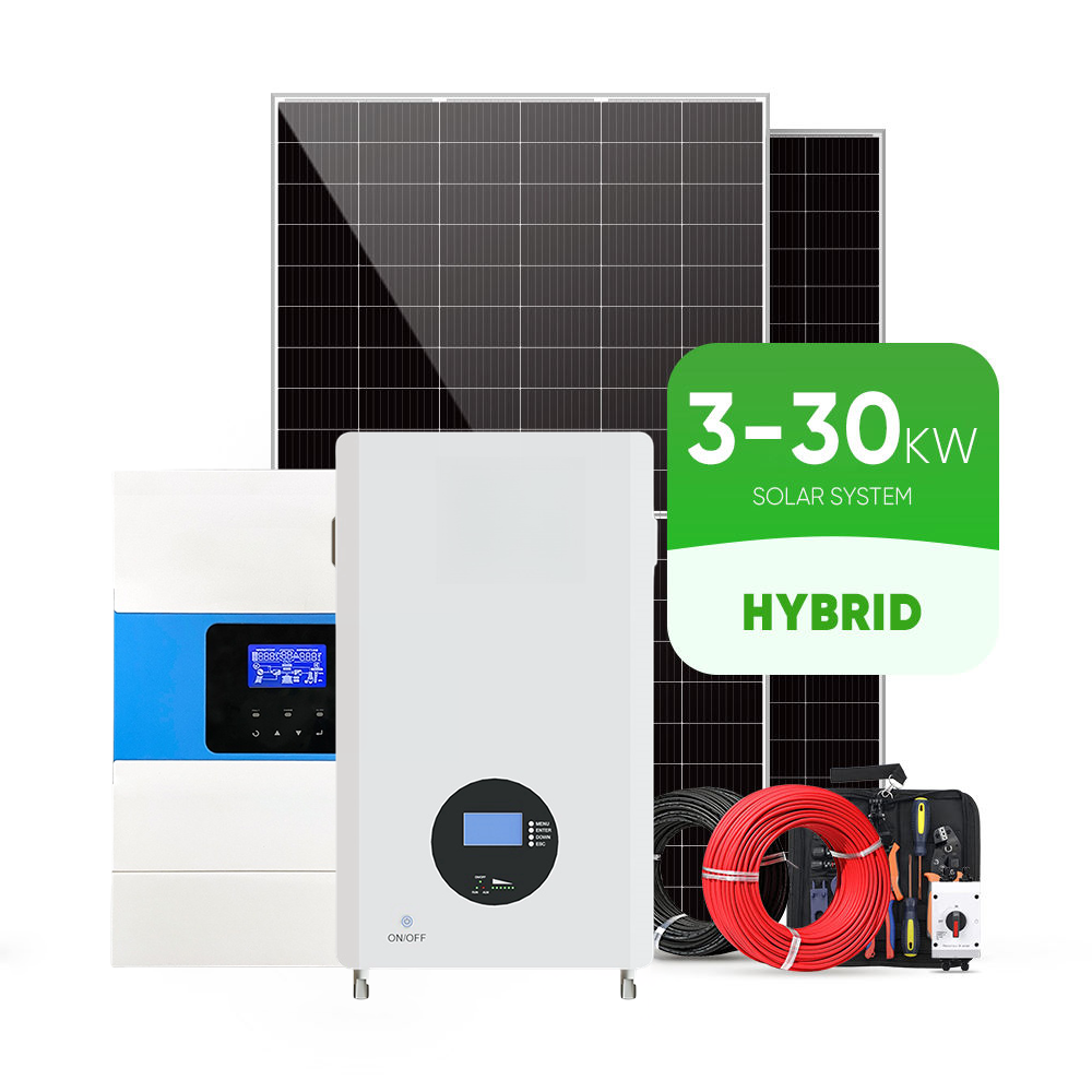 Hot Sale Lifepo4 Batteries Energy System 11kw All in One On/off Grid Hybrid Solar Inverter Storage System