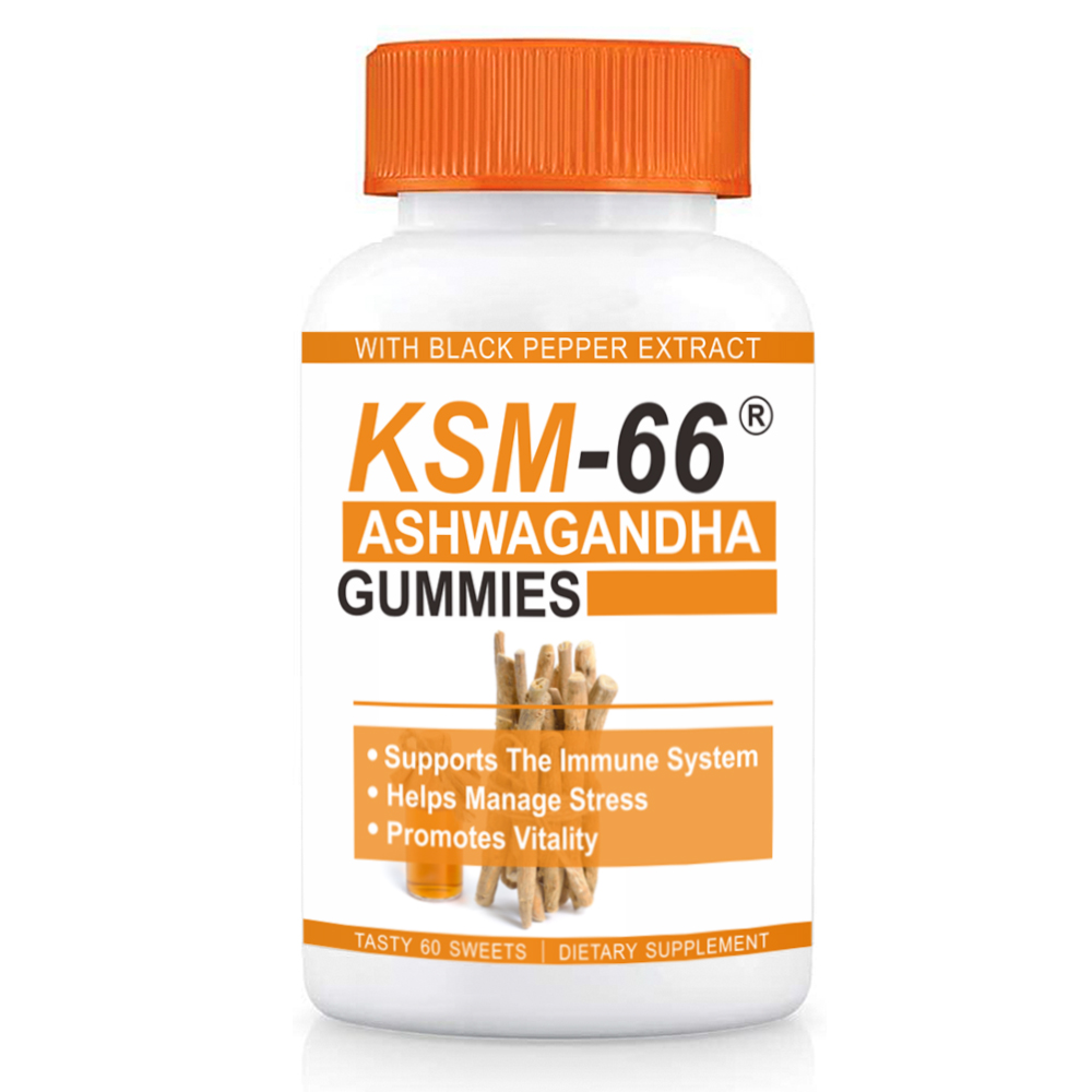 Органические биотин Ashwagandha травяные добавки витамин Gumdrops