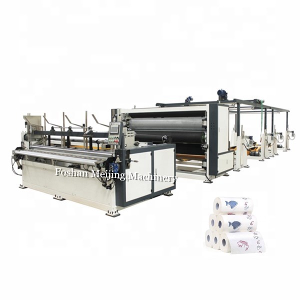 Servo Control Paper Towel Making Machines Full Automatic Paper Tissue Machine For Producing Toilet Paper And Napkins