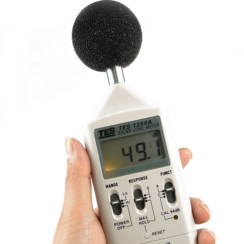 TES-1350A измеритель шума амплитудно-частотная характеристика 30 ~ 130dB измеритель уровня звука