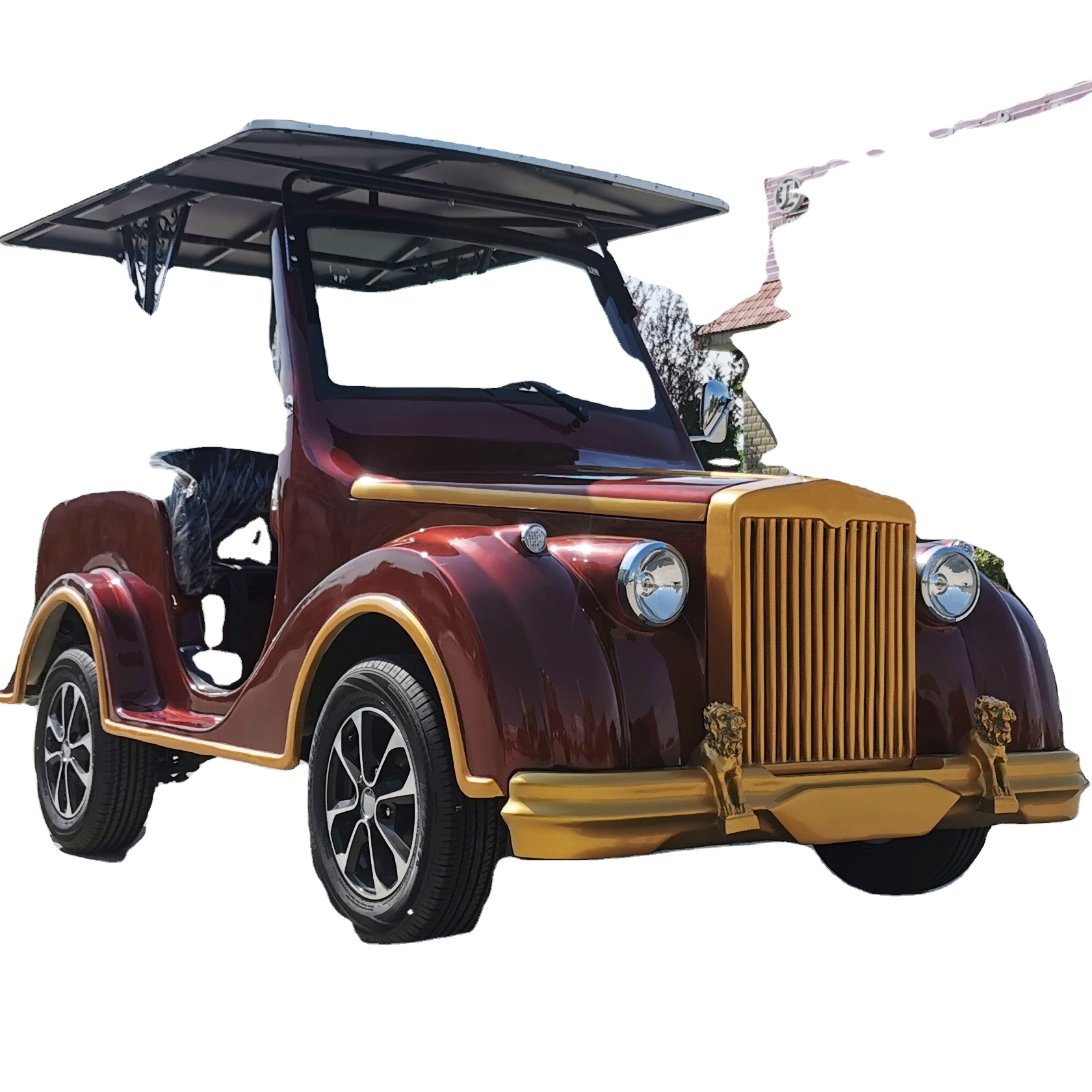 Battery car four-wheel electric classic vintage 4 SEATERS classic car