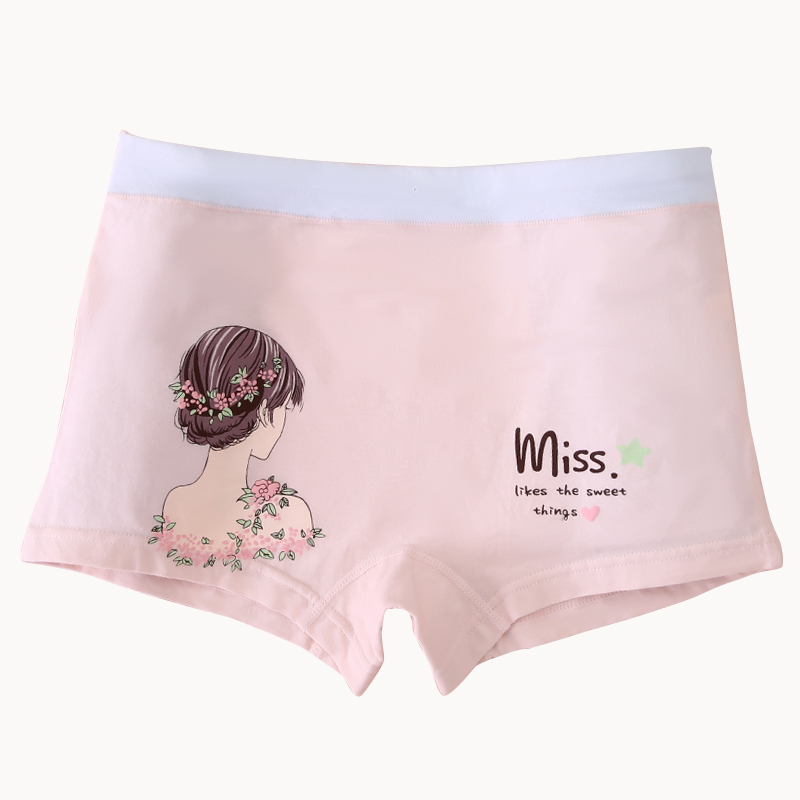 Latest Hot Selling Cartoon Custom Young Girls Panties With Wholesale Price