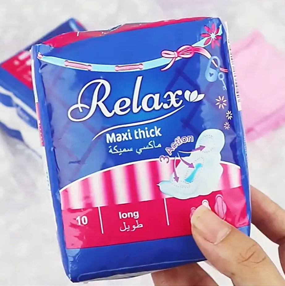 Women Feminine Sanitary Napkin Sanitary Pads With Anion Chip