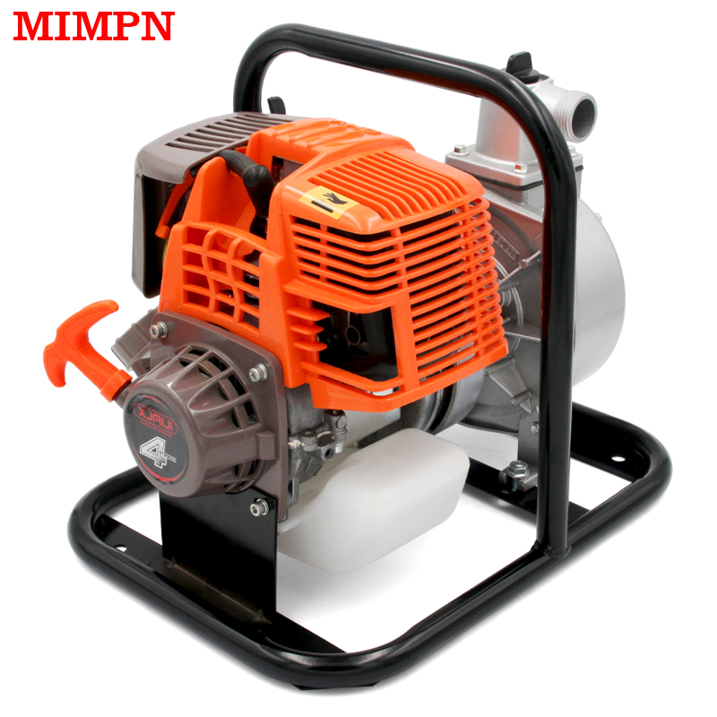 139F 1 Hp 1Hp 4 тактный 1 дюйм 1 дюйм воды насосной машины высокого давления бензинового чистительная щетка, Бензоинструмент бензина двигателя воды насос