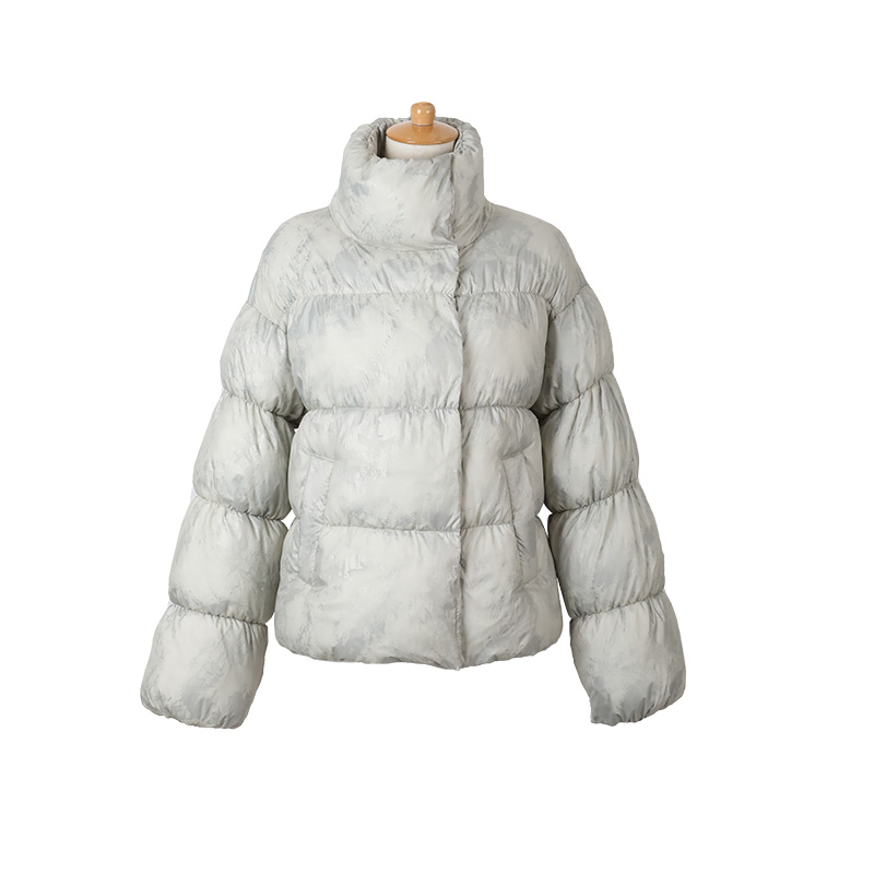 Custom Clothing Top Design Women Duck Down Jacket For Winter