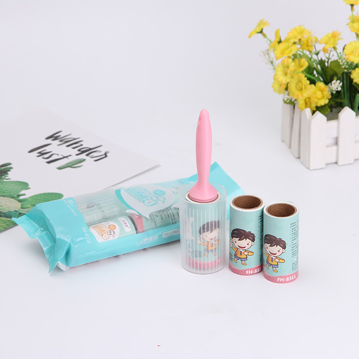Lovely Customized Logo Mini Size Lint Roller Pet Hair Remover Lint Sticking Roller