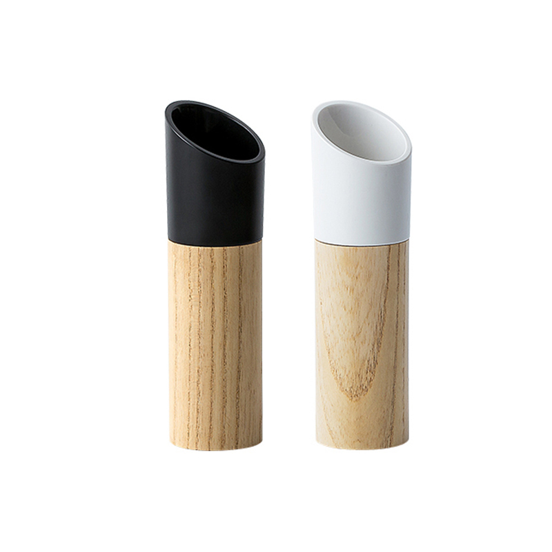Nordic Wooden Salt and Pepper Mill Spice Nuts Mills Handheld Seasoning Grinder Bottle Cooking Home Decoration Kitchen BBQ Tools