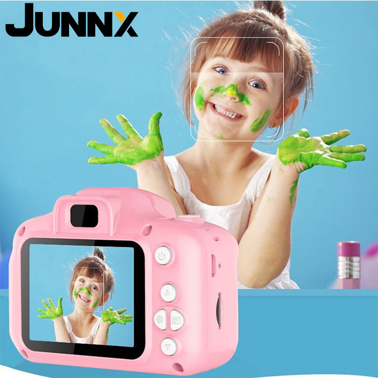 JUNNX Новый Забавный Подарок детская игрушка мини цифровая фото видео детская камера для детей