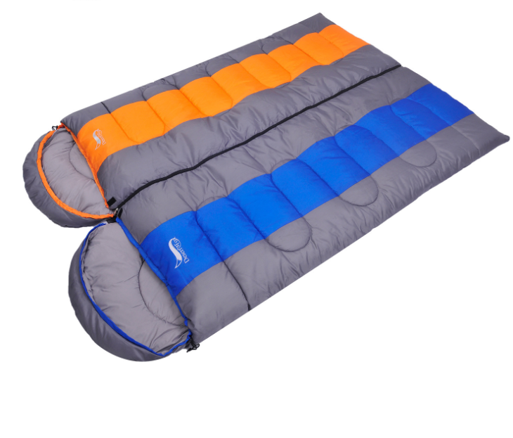 Travel Light Wearable Custom Printed Envelope Sleeping Bag With Outstretch Hands Design