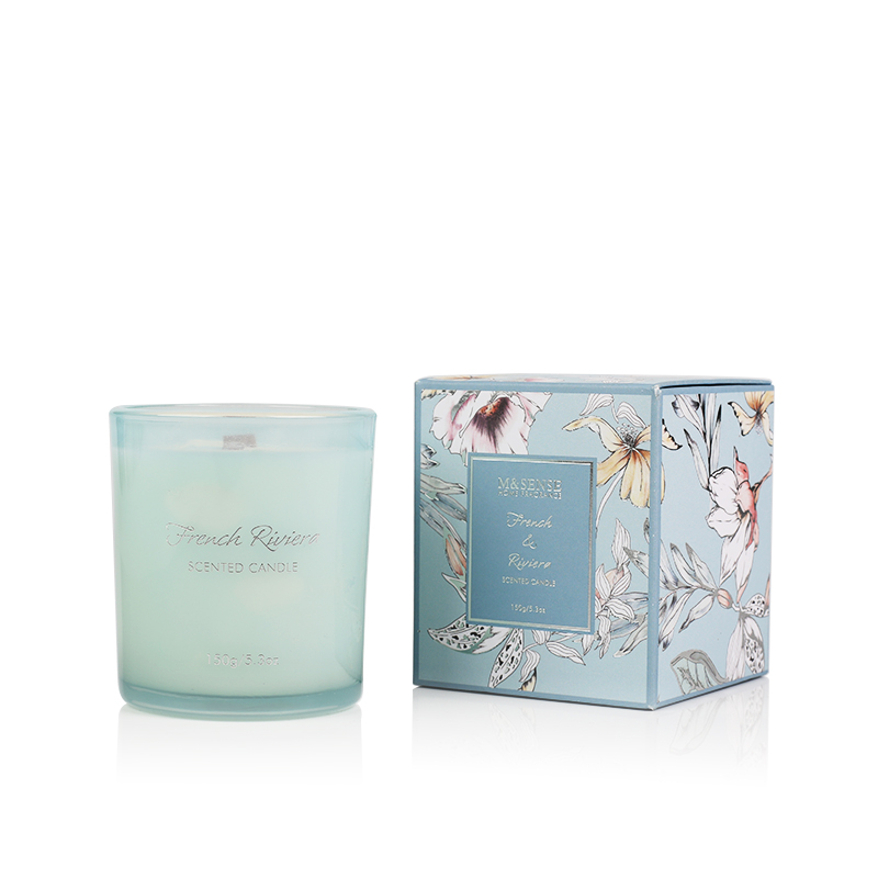 Складная коробка Velas Home Aromaticas стеклянная банка Роскошные Духи соевые ароматизированные свечи