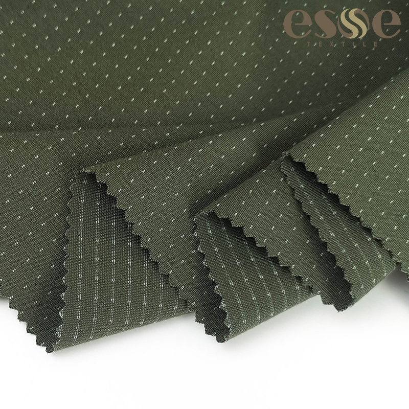 ESSE TEXTILE 40S roma dobby siro однотонная окрашенная трикотажная ткань King ponte de ROMA