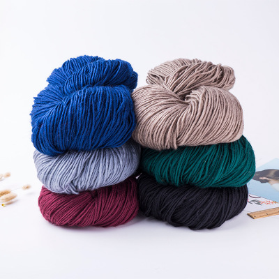Deepeel YC013 DIY вязаный свитер вязаный крючком шнур шляпа шарф Исландская вязаная шерстяная пряжа
