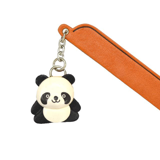 Gift 100% brand new custom leather charm bookmark made in Japan