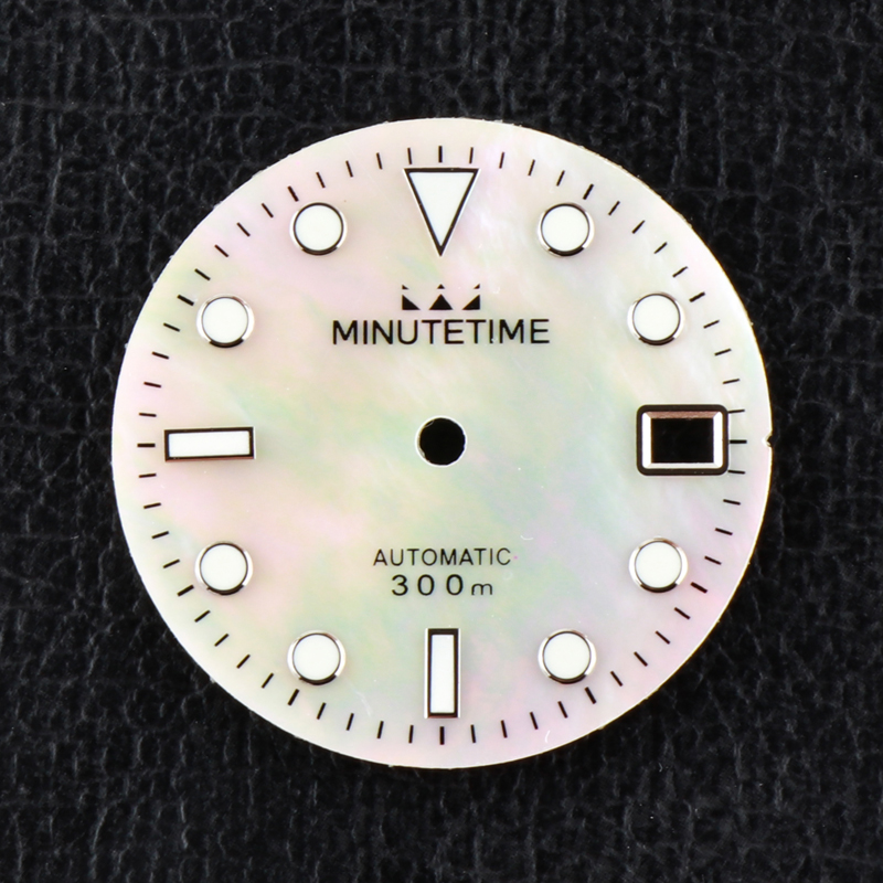 Циферблат для часов Minutetime, циферблат 28,5 мм для NH35 NH35A, японский механизм, многостильный светящийся надпись, вставка, аксессуар с часами S